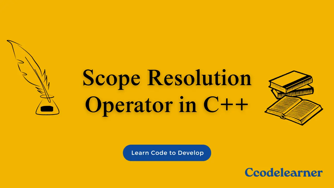 scope resolution operator in c++