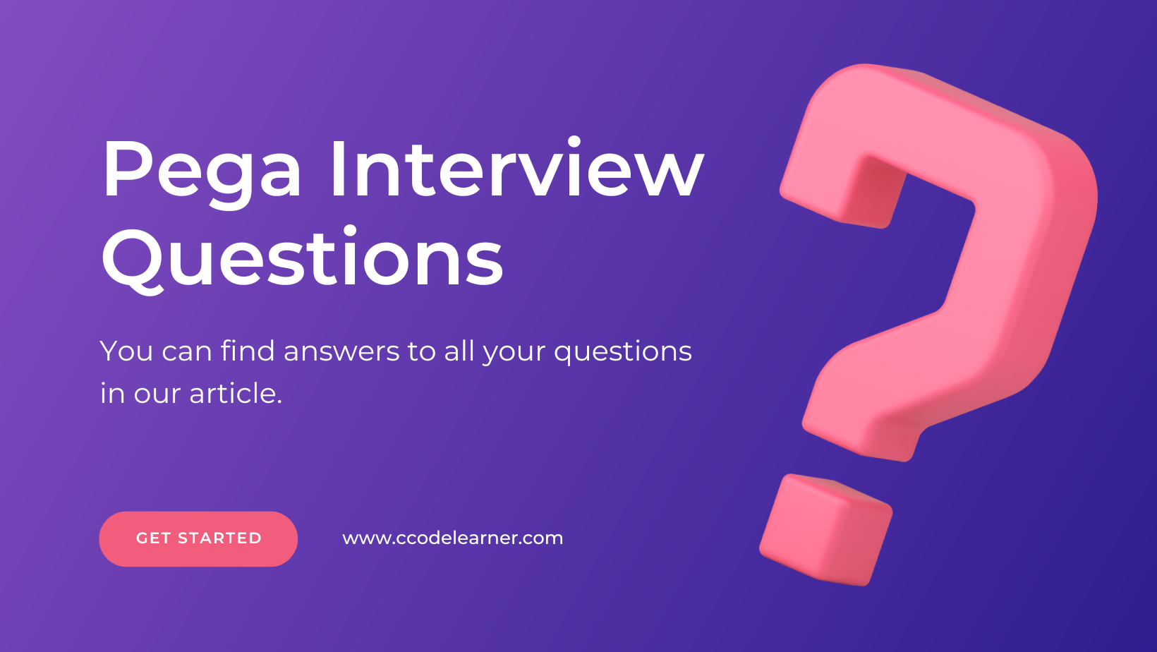 Pega Interview Questions and answers