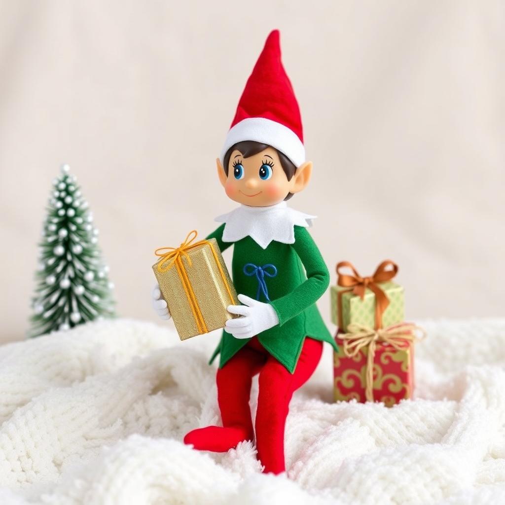 Elf Bringing Things and Gifts Ideas - ELF ON THE SHELF IDEAS 1