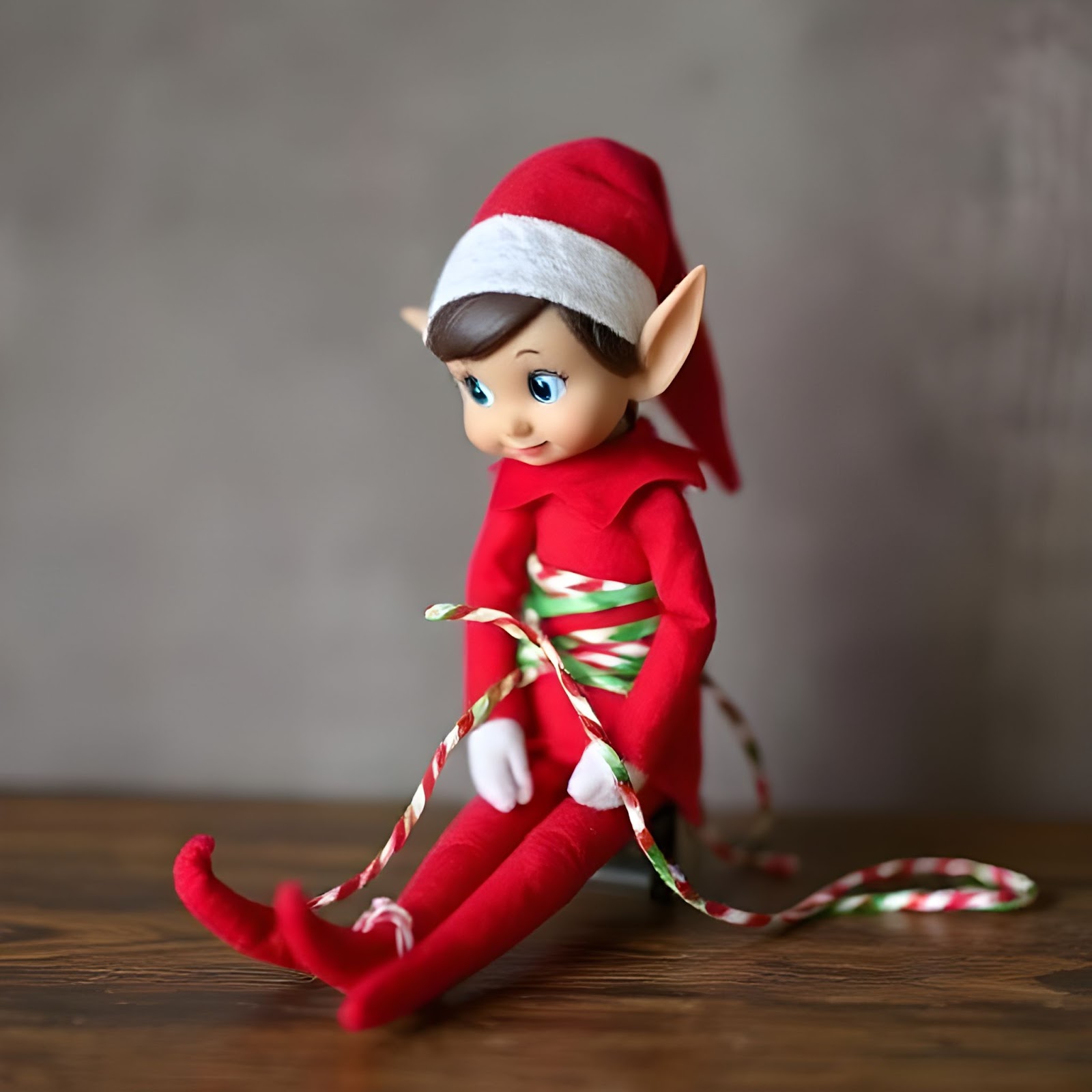 Elf in a Bind -  ELF ON THE SHELF IDEAS 13