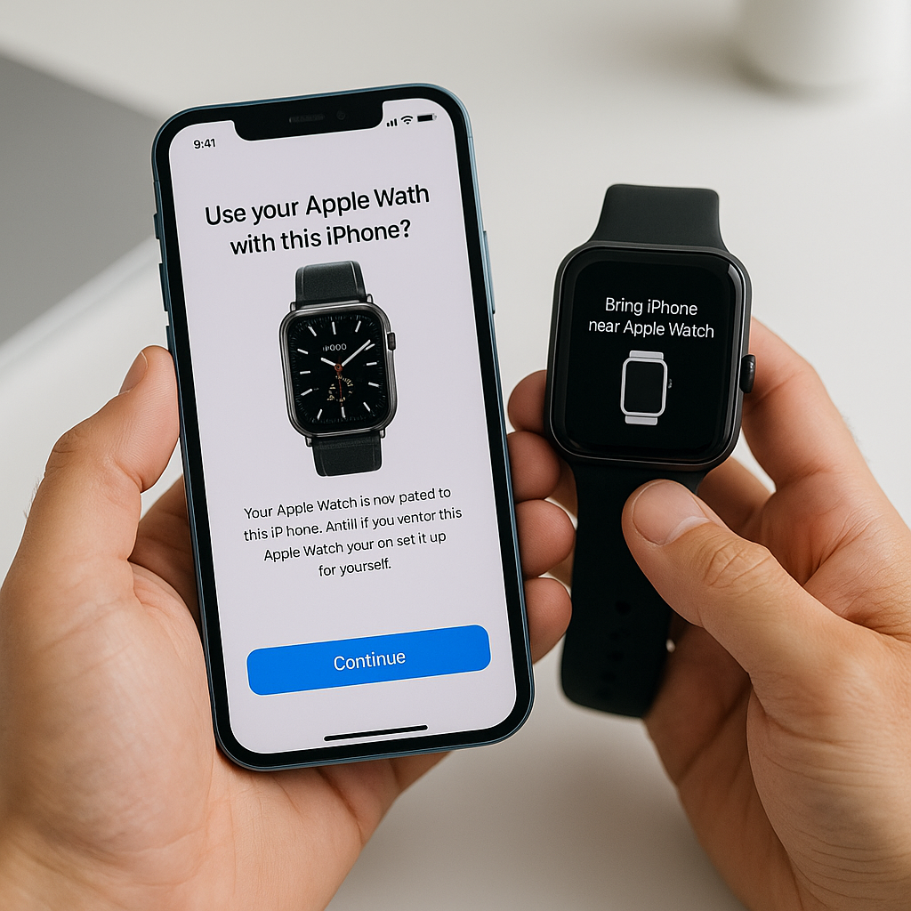 how to pair apple watch to new phone