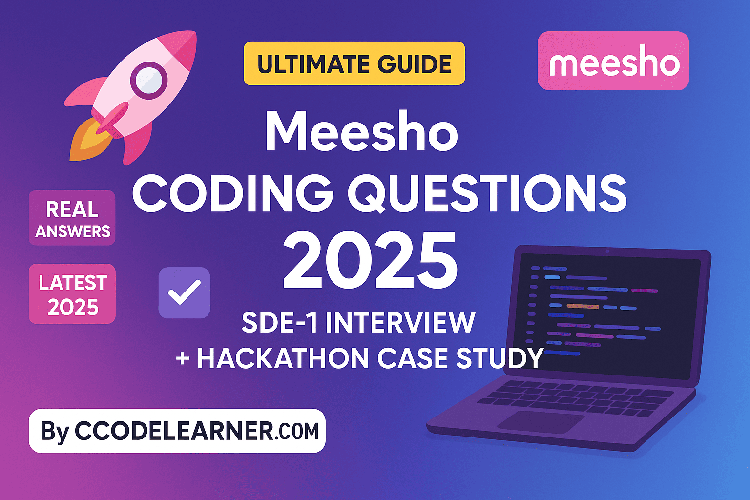 Meesho Coding Questions 2025