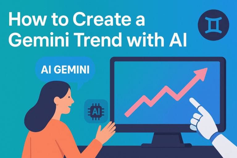How to Create a Gemini Trend with AI