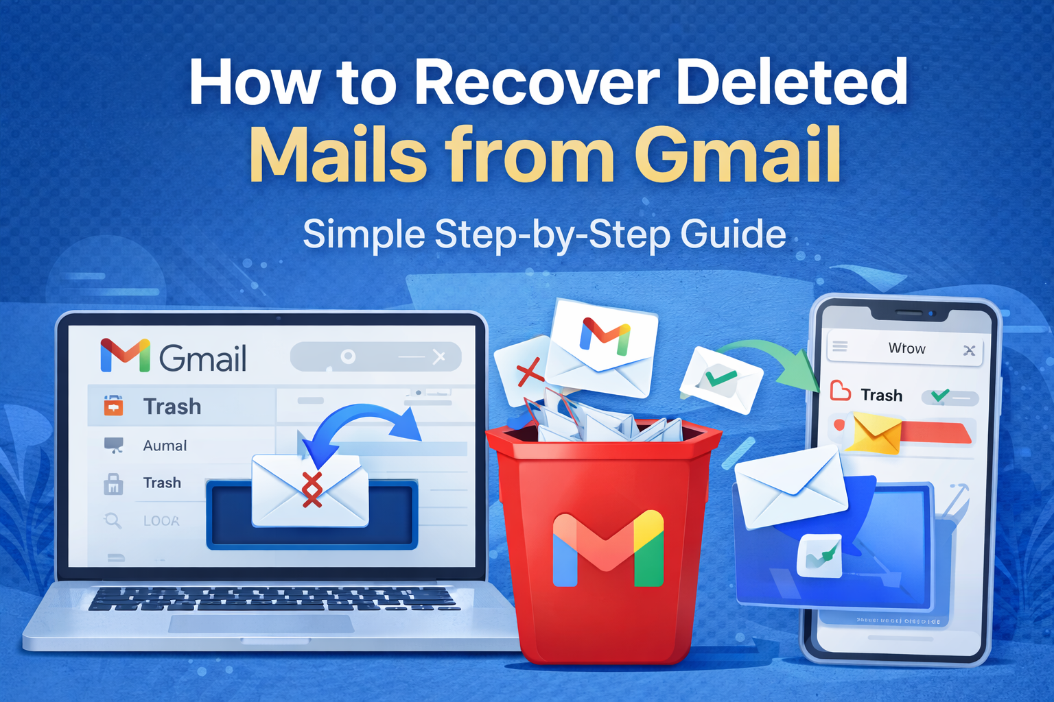 How to Unsend an Email in Gmail step by step guide showing Undo Send feature on desktop and mobile